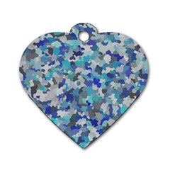 Winter Dog Tag Heart (two Sides)