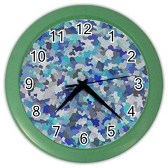 Winter Color Wall Clock by artifiart