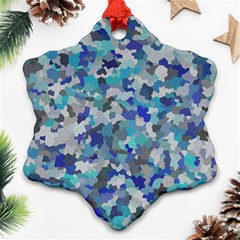 Winter Snowflake Ornament (two Sides) by artifiart