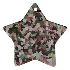 Gray Facets Ornament (star)