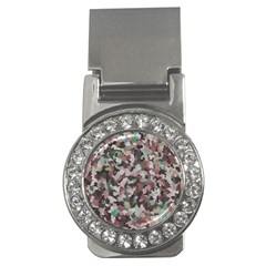 Gray Facets Money Clips (cz)  by artifiart