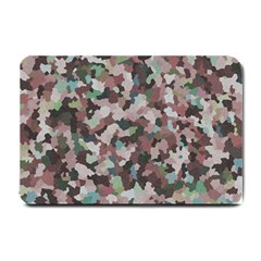 Gray Facets Small Doormat  by artifiart