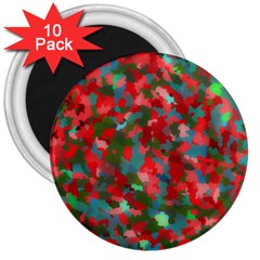 Redness 3  Magnets (10 Pack)  by artifiart