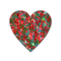 Redness Heart Magnet by artifiart