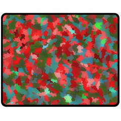 Redness Fleece Blanket (medium)  by artifiart