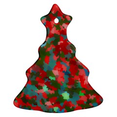 Redness Christmas Tree Ornament (two Sides) by artifiart