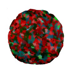 Redness Standard 15  Premium Round Cushions by artifiart