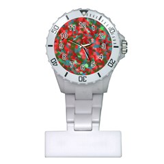 Redness Plastic Nurses Watch by artifiart