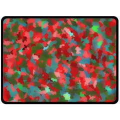 Redness Double Sided Fleece Blanket (large)  by artifiart