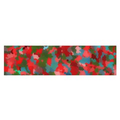 Redness Satin Scarf (oblong)