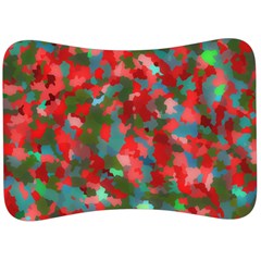 Redness Velour Seat Head Rest Cushion by artifiart