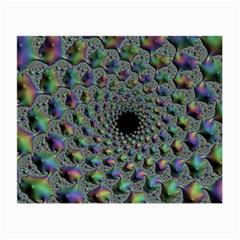 Fractal Rainbow Art Artwork Design Small Glasses Cloth by Pakrebo