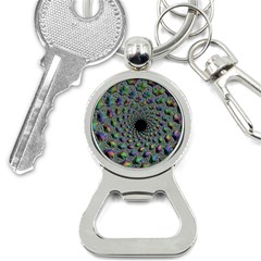 Fractal Rainbow Art Artwork Design Bottle Opener Key Chains by Pakrebo