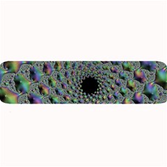 Fractal Rainbow Art Artwork Design Large Bar Mats by Pakrebo