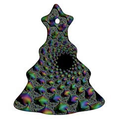 Fractal Rainbow Art Artwork Design Ornament (christmas Tree)  by Pakrebo