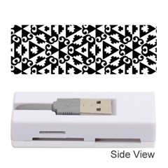 Geometric Tile Background Memory Card Reader (stick) by Pakrebo