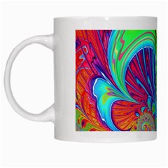 Fractal Art Psychedelic Fantasy White Mugs