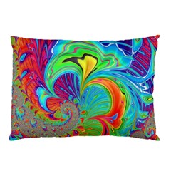 Fractal Art Psychedelic Fantasy Pillow Case by Pakrebo