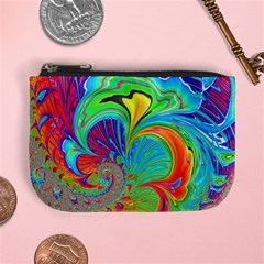 Fractal Art Psychedelic Fantasy Mini Coin Purse by Pakrebo