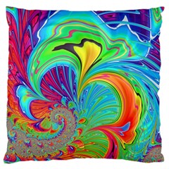 Fractal Art Psychedelic Fantasy Standard Flano Cushion Case (two Sides) by Pakrebo