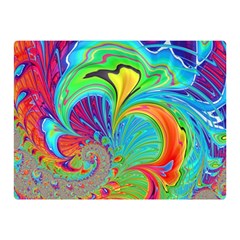 Fractal Art Psychedelic Fantasy Double Sided Flano Blanket (mini)  by Pakrebo