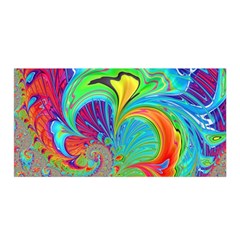 Fractal Art Psychedelic Fantasy Satin Wrap