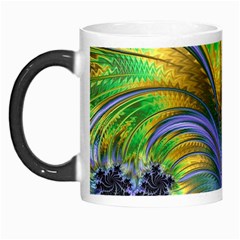 Fractal Gothic Dark Texture Morph Mugs by Pakrebo