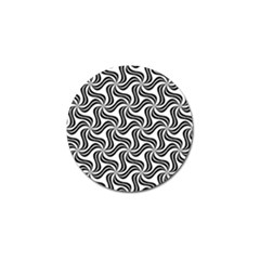 Soft Pattern Repeat Monochrome Golf Ball Marker (10 Pack) by Pakrebo