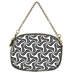 Soft Pattern Repeat Monochrome Chain Purse (one Side) by Pakrebo