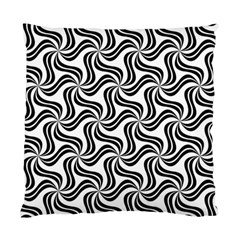 Soft Pattern Repeat Monochrome Standard Cushion Case (two Sides) by Pakrebo