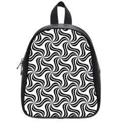 Soft Pattern Repeat Monochrome School Bag (small) by Pakrebo