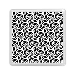 Soft Pattern Repeat Monochrome Memory Card Reader (square) by Pakrebo