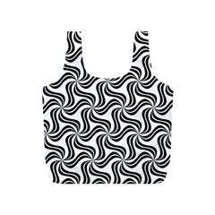 Soft Pattern Repeat Monochrome Full Print Recycle Bag (s) by Pakrebo