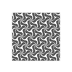 Soft Pattern Repeat Monochrome Satin Bandana Scarf by Pakrebo