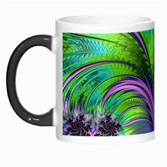 Fractal Art Artwork Feather Swirl Morph Mugs by Pakrebo