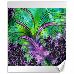 Fractal Art Artwork Feather Swirl Canvas 16  X 20  by Pakrebo