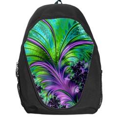 Fractal Art Artwork Feather Swirl Backpack Bag