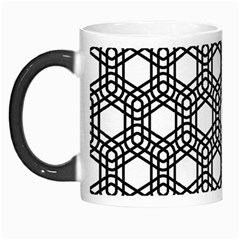 Geometric Floral Curved Shape Motif Morph Mugs by Pakrebo