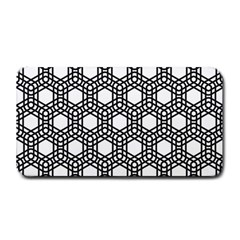 Geometric Floral Curved Shape Motif Medium Bar Mats by Pakrebo