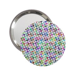 Geometric Floral Shape Geometrical 2 25  Handbag Mirrors by Pakrebo