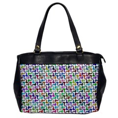 Geometric Floral Shape Geometrical Oversize Office Handbag by Pakrebo