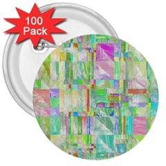 Pastel Quilt Background Texture 3  Buttons (100 Pack)  by Pakrebo