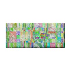 Pastel Quilt Background Texture Hand Towel