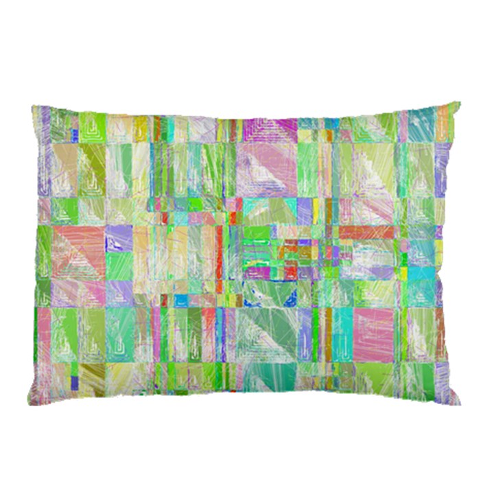 Pastel Quilt Background Texture Pillow Case (Two Sides)