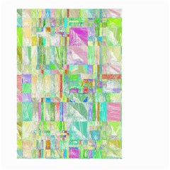 Pastel Quilt Background Texture Large Garden Flag (two Sides) by Pakrebo