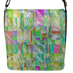 Pastel Quilt Background Texture Flap Closure Messenger Bag (s) by Pakrebo