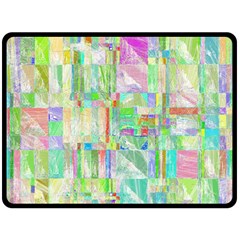 Pastel Quilt Background Texture Double Sided Fleece Blanket (large)  by Pakrebo