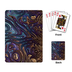 Fractal Art Artwork Globular Playing Cards Single Design