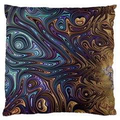 Fractal Art Artwork Globular Standard Flano Cushion Case (one Side) by Pakrebo