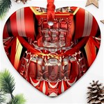 Mechanical Droid Mandelbulb Ornament (Heart) Front